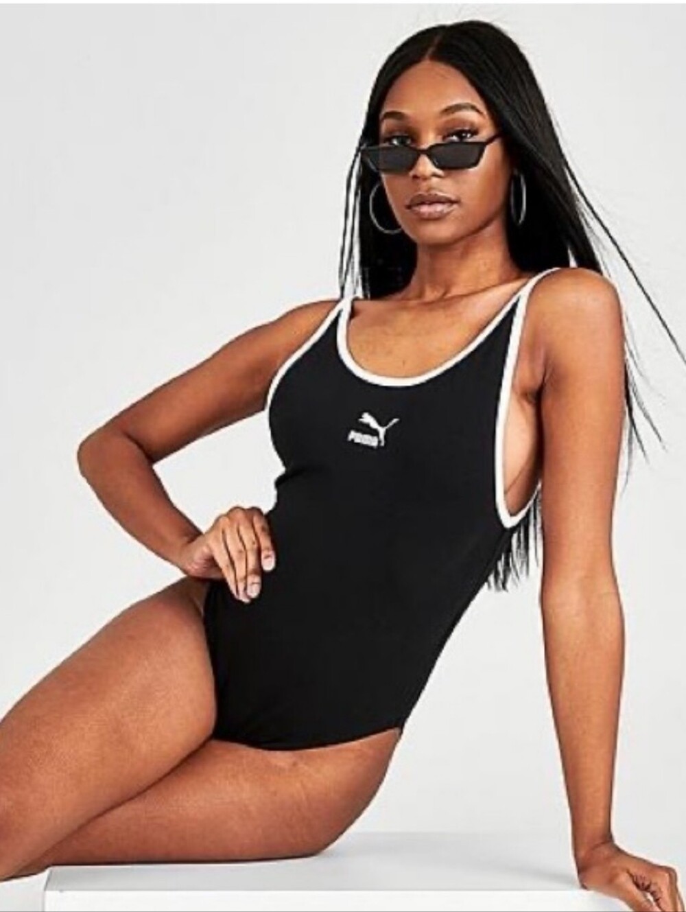 🌟7/25$ Puma Black Classic Bodysuit
